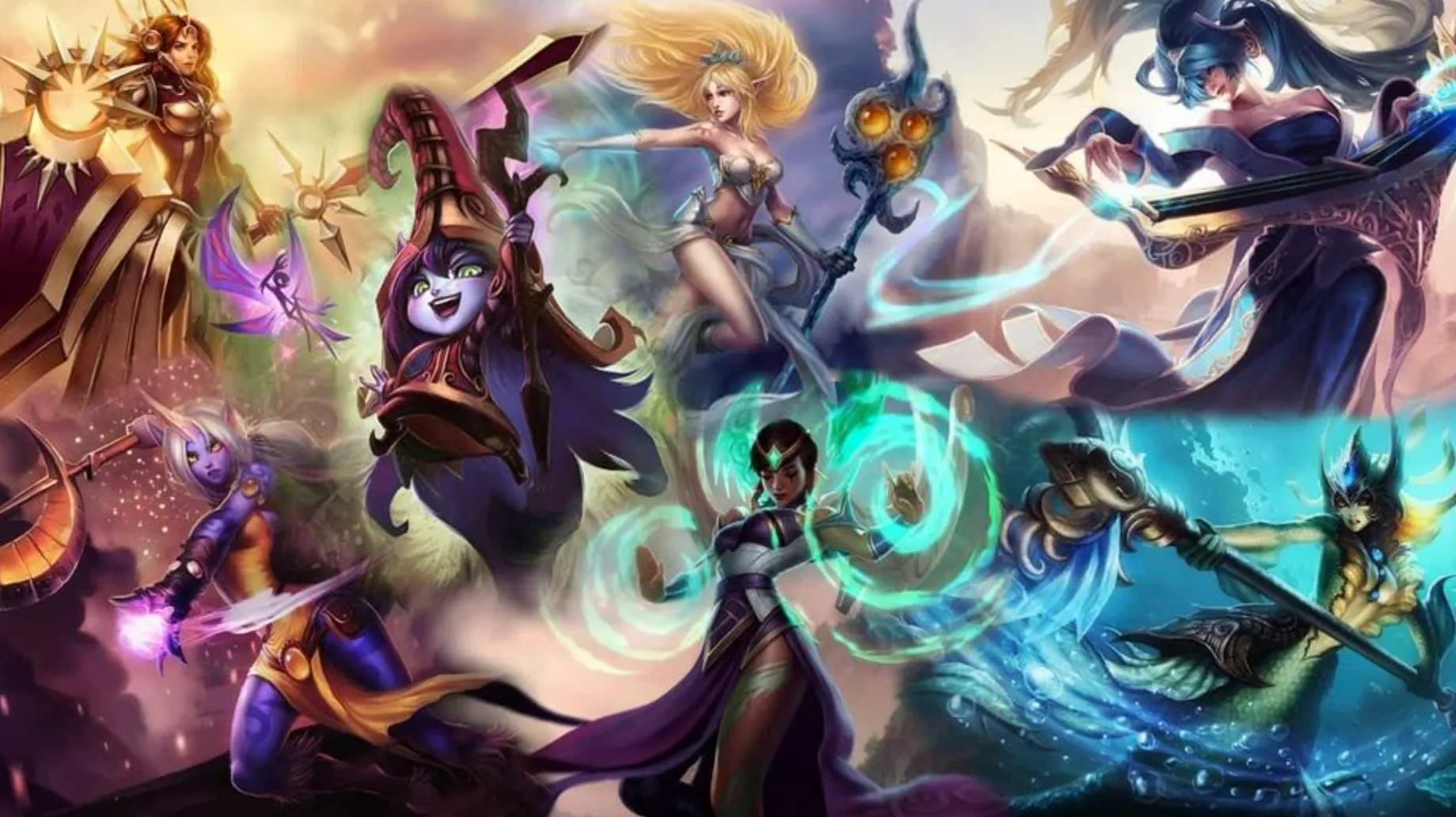 all support champion types in lol